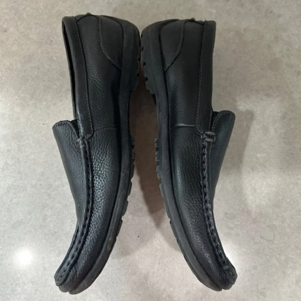 Florsheim Soft Pebble Leather Men's Slip on Black 13130-007 10D